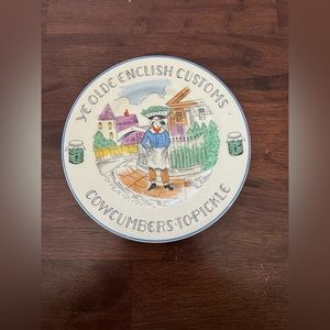 Ye Olde English Customs Vintage Dessert Plates